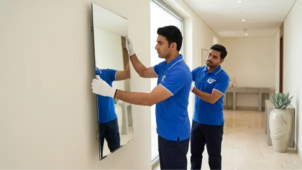 Curtain rod and track bracket fixing in Dubai