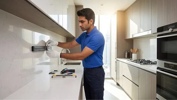 Kitchen accessories mounting in Dubai