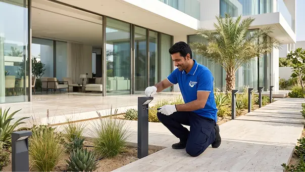 LED light installation in Dubai