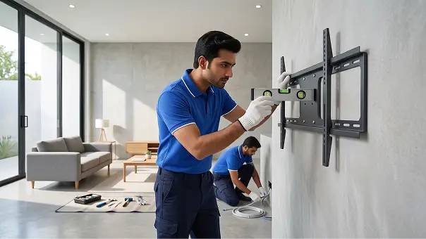 LED, OLED and QLED TV mounting in Dubai