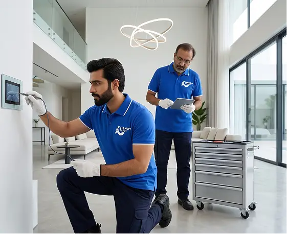Professional light installation in Dubai