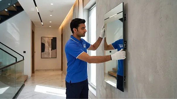 Mirror installation in Dubai