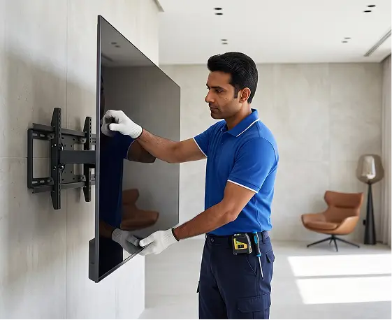Professional TV mounting in Dubai