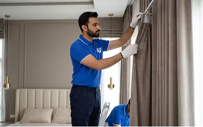 Curtain and blinds installation in Dubai